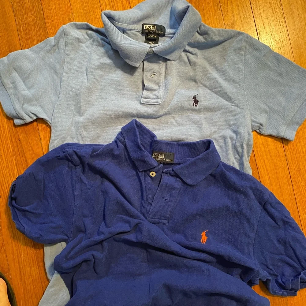 Ralph Lauren Kids Polo Shirts - Light Blue & Royal Blue